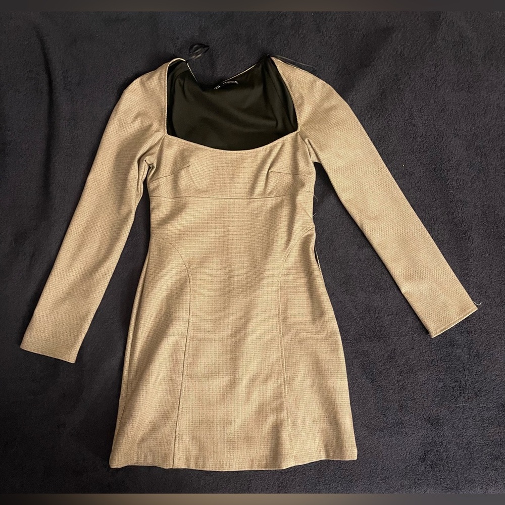 Zara Plad Dress